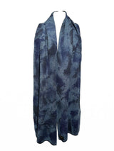 Merino trefill | scarf, Shadowed blue