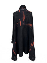 Teppapeysa|Blanket sweater, ryð svört • rusty black