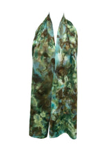 Merino trefill | scarf, mosi • moss