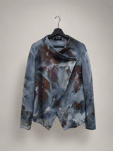 MARÍN merino - grey • brown marble, L