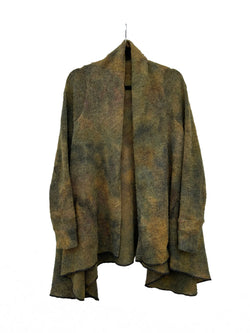 Teppapeysa|Blanket sweater, multi-color golden