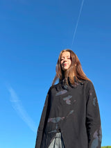 MARÍN cotton -  svartar•spíral | black•spiral