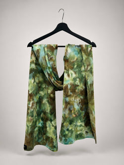 Merino trefill | scarf, mosi • moss