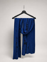 Merino trefill | scarf, blár • blue