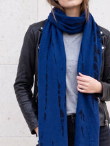 Merino trefill | scarf, blár • blue