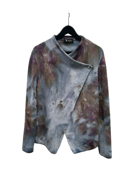 MARÍN merino - grey • brown marble