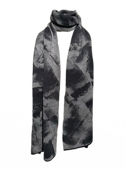 Merino trefill | scarf, svarthvítur • black & white