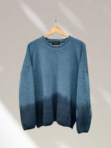 MERINO - silver blue • grey ombre