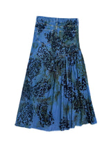 Recycled denim skirt, blue