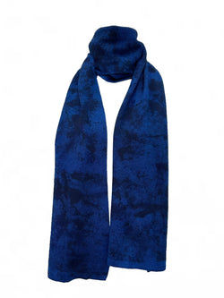 Merino trefill | scarf, blár • blue